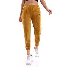 Win Moda Hardal Yumoş Eşofman Altı Jogger Yüksek Bel Fransız Kadife