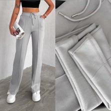 Win Moda Içi Şardonlu Modal Eşofman Altı / Women's Wınter Tracksuıt/önü Dikişli