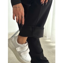Win Moda Içi Şardonlu Modal Eşofman Altı / Women's Wınter Tracksuıt/önü Dikişli