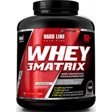 Hardline Nutrition  Protein Tozu Whey 3matrix 2300GR 4 Aromalı