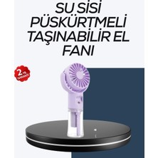 TE Dükkan Buğz Masaüstü ve Elde Kullanıma Uygun Su Buharlı Şarjlı Fan