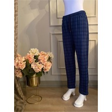Düven %100 Pamuk Unisex Ekose Pijama Altı Rahat Kesim ,cepli Yumuşak Kumaş . Büyük Beden Seçeneğiyle.