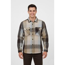 Dynamo Erkek Ekose Silim Fit Oduncu Gömlek Çift Cepli 9971 BGL-ST04920