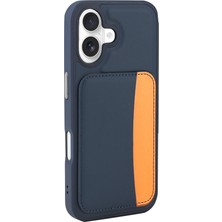 Techno Guru iPhone 17 Kılıf Kartlıklı X-Kart Silikon Kapak