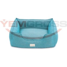 Pet Comfort Alpha  Turkuaz Köpek Yatağı M 80x65cm
