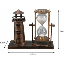TE Dükkan Buğz Eyfel Kulesi ve Deniz Feneri Dekoratif Masa Biblosu Hediyelik
