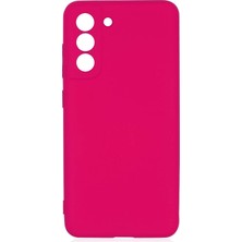 Case 4U S21 fe Uyumlu Kılıf Kamera Korumalı Içi Kadife Logosuz Mara Lansman Silinebilir Kılıf Koyu Pembe