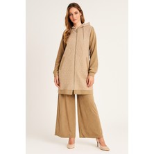 Doque 56095 Kapişonlu Kolları Fitilli Alt Kısmı Kapitoneli Fitilli Takım #10-25#