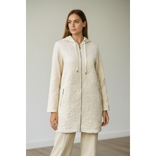 Doque 54010 Kapişonlu Önden Fermuarlı Kısa Ceket #10-25#