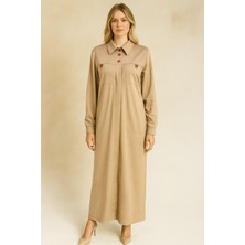 Doque 65005 Önden Düğmeli Cepli Kap #10-25#