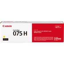 Canon 075H-6366C001 Sarı Yüksek Kapasiteli Orijinal Toner
