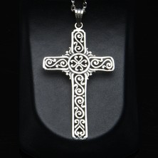 Silvalli 584 Haç Figürlü Gümüş Kolye