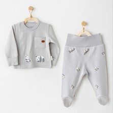 Venüs Shopping Keep Smiling 2'li Zıbın Takım Grey