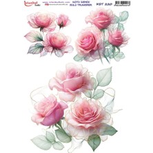 İstanbul Hobi Koyu Zemin Sulu Transfer Kağıdı 25X35CM KST-220