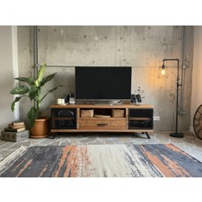 Raweyn Modus Doğal Ahşap Çekmeceli Tv Ünitesi - 120CM