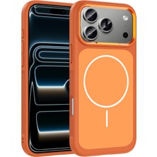 Mobify iPhone 17 Pro Lustro Kapak – M-Safe Uyumlu, Metal Kamera Korumalı Şık Kılıf