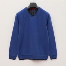 Dio Rise Erkek V Yaka Uzun Kol Ince Tişört - (M-2xl) - CZT-133 - Saks