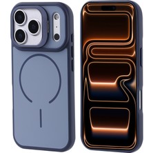 iPhone 17 Pro Max Kılıf M-Safe Şarj Özellikli Kamera Standlı Notron Kapak