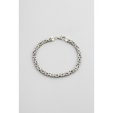 So CHIC Gladius Gücü Oksit Kaplama Gümüş Erkek Kral Zincir Bileklik