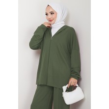 İlkimay.com Kapüşonlu Oysho Ikili Takım 1609 - Mint
