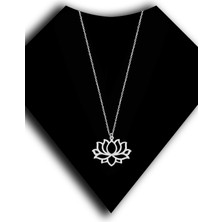 Roxx Jewellery 925 Ayar Gümüş Lotus Kadın Kolye (Yeni)