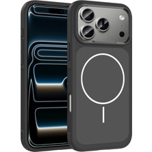 Mobify iPhone 17 Pro Max Lustro Kapak – M-Safe Uyumlu, Metal Kamera Korumalı Şık Kılıf