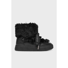 Guess Yumuşak Tüy Detaylı Kalın Tabanlı Bot FLFUEKFUR10 Bayan Bot Flfuek FUR10 Black