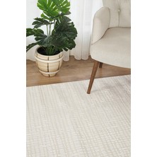 Konfor Halı Marla 2010 Krem Hav Toz Vermez Salon Mutfak Koridor Oturma Odası Yolluk Halı Makine Halısı