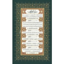 Aşiyan Sanat Muhafaza Ayetleri (Kanvas Baskı)