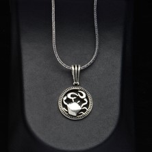 Silvalli 591 Yengeç Burcu Gümüş Kolye