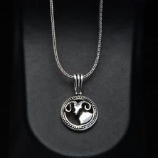 Silvalli 592 Koç Burcu Gümüş Kolye