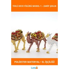 Letsii Swarovski Taşlı Zarif Tekli Deve Figürü