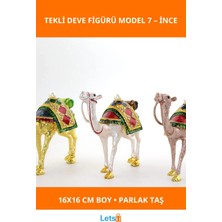 Letsii Swarovski Taşlı Şık Deve Figürü 16X16 cm