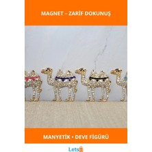 Letsii Swarovski Taşlı Dekoratif Magnet Deve Figürü