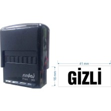 Sırdaş 911 Kaşe Siyah makine Siyah Keçe  "GİZLİ" yazısı ile beraber