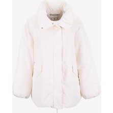 Discovery Expedition D5WL-MNT3716 Kırık Beyaz Düz Kadın Mont