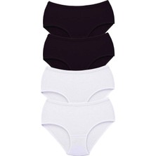 Venüs Shopping 4 Adet Tutku Kadın Yüksek Bel Bato Kalın Lastik Külot S4