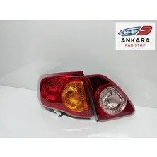 MATSUBA Toyota Corolla 2007 - 2009 Stop Lambası Sol Iç ve Dış Takım (Toplam 2 Stop)