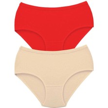 Venüs Shopping 2 Adet Tutku Kadın Yüksek Bel Bato Kalın Lastik Külot S5