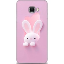 Mod Kılıf Samsung Galaxy C7 Hd Baskılı Kılıf + 9h Nano Tam Kaplayan Ekran Koruyucu 74
