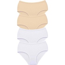 Venüs Shopping 4 Adet Tutku Kadın Yüksek Bel Bato Kalın Lastik Külot S9