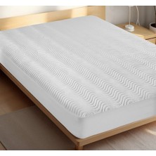 Altınbaşak Çift Kişilik 160*200CM Microfiber Kapitone Sıvı Geçirmez Lastikli/fitted Yatak Alezi