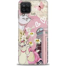 Mod Kılıf Samsung Galaxy A12 Hd Baskılı Kılıf + 9h Nano Tam Kaplayan Ekran Koruyucu 218