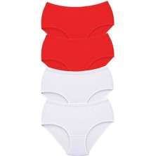 Venüs Shopping 4 Adet Tutku Kadın Yüksek Bel Bato Kalın Lastik Külot S7