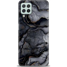 Mod Kılıf Samsung Galaxy A22 Hd Baskılı Kılıf + 9h Nano Tam Kaplayan Ekran Koruyucu 314