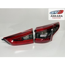 MATSUBA Nissan Qashqai 2017 - 2021 Stop Lambası Sağ Iç ve Dış Takım (Toplam 2 Adet Stop)