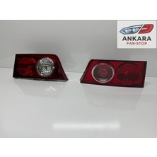 MATSUBA Honda Accord 2003 - 2005 Stop Lambası Sağ - Sol Iç Takım (Bagaj Kapağında Kalan - 2 Adet Iç Stop)
