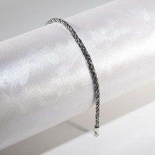 Silvalli 2n Burma Tilki Kuyruğu Gümüş Bileklik