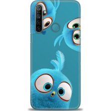 Mod Kılıf Realme 5i Kılıf Hd Baskılı Kılıf + 9h Nano Tam Kaplayan Ekran Koruyucu 364