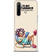 Mod Kılıf Realme 6 Kılıf Hd Baskılı Kılıf + 9h Nano Tam Kaplayan Ekran Koruyucu 49